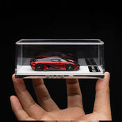 TPC 1/64 KOENIGSEGG REGERA CANDY RED WITH CARBON FIBER