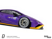 1:64 Lamborghini Huracán STO , Purple D MODEL BEAUTY ON WHEELS