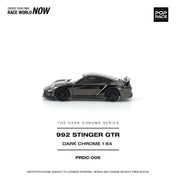 POP RACE 1/64 - STINGER GTR DARK CHROME