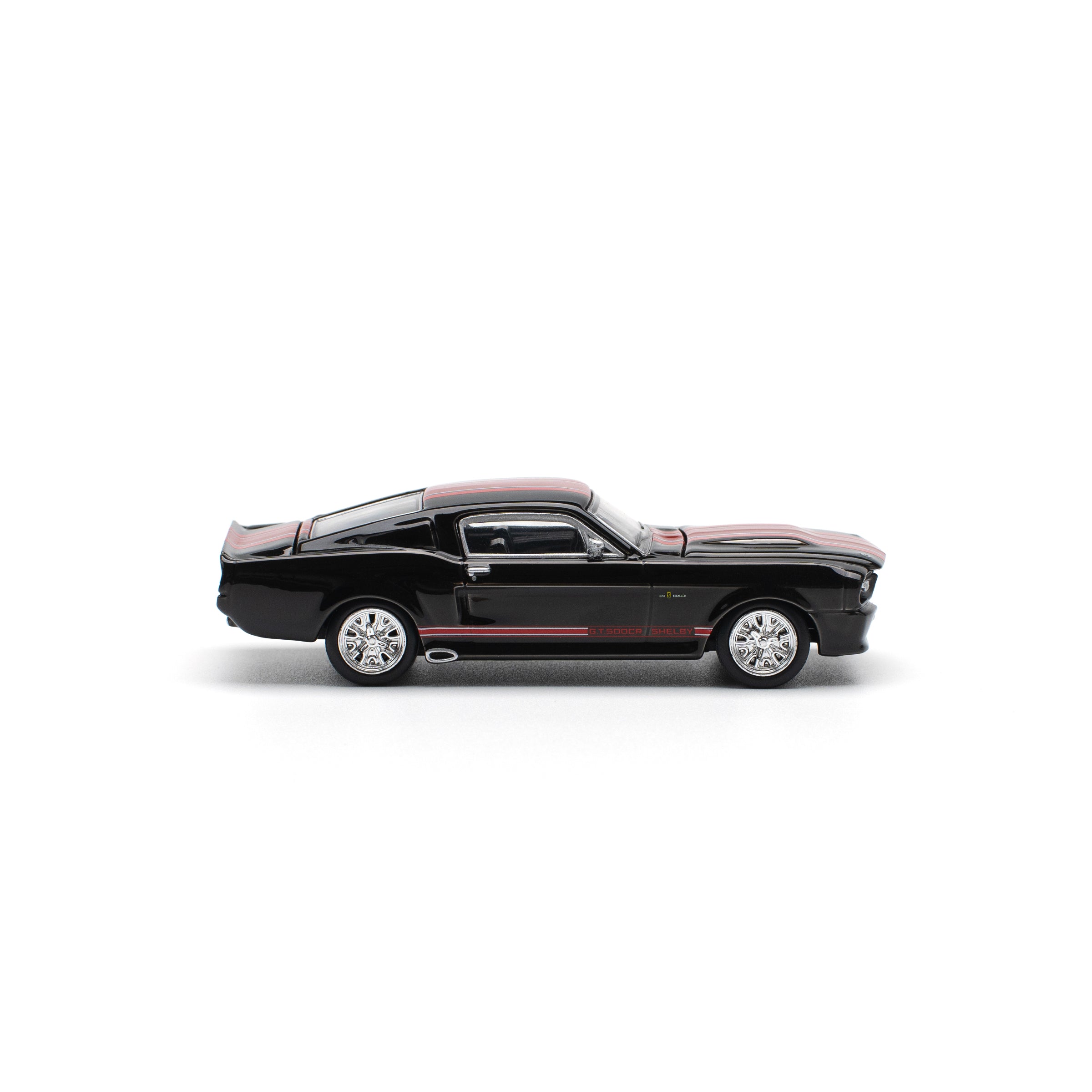 POP RACE 1/64 - SHELBY MUSTANG GT500 DARK CHROME