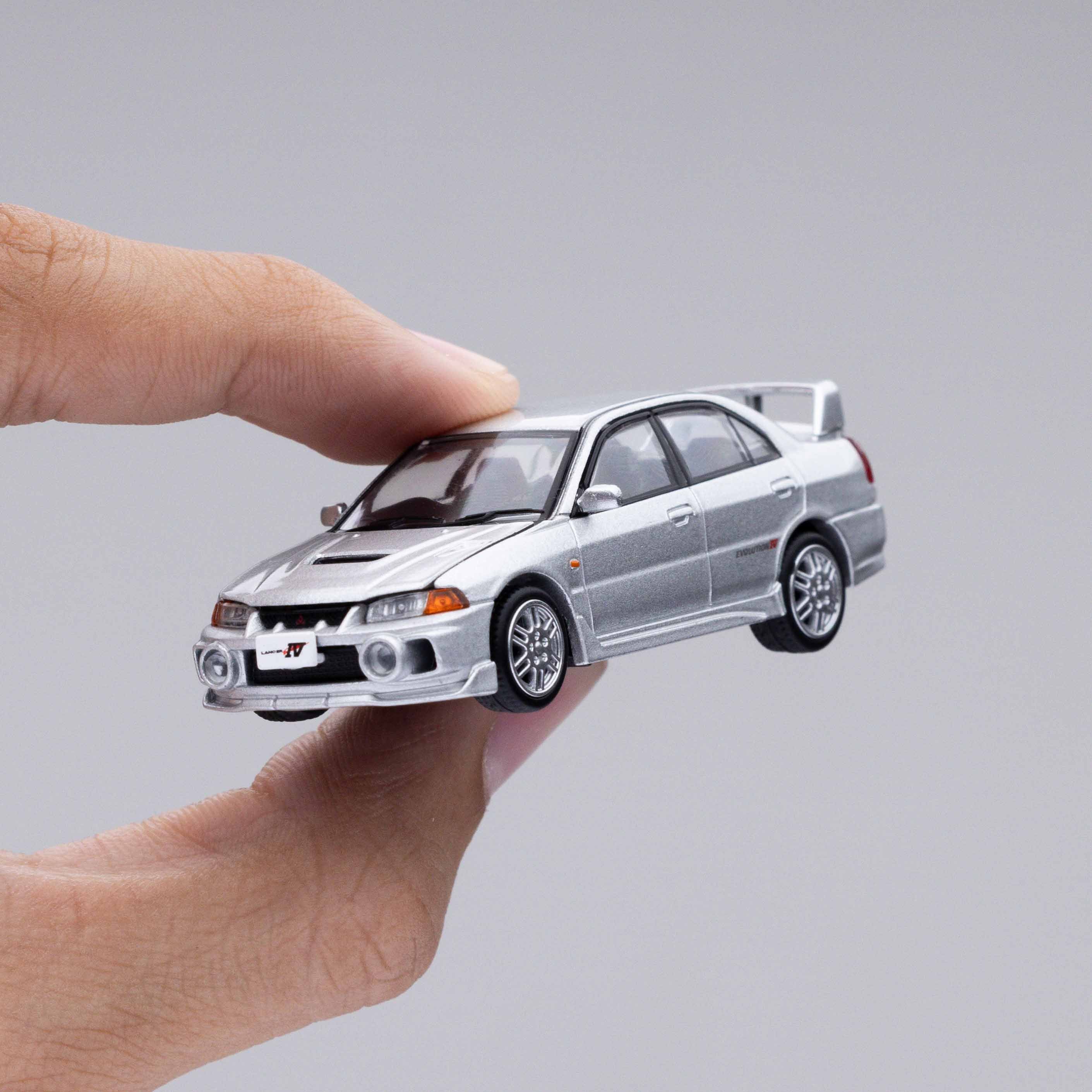 POPRACE PR64-140 Mitsubishi Lancer Evolution IV Sliver 1/64