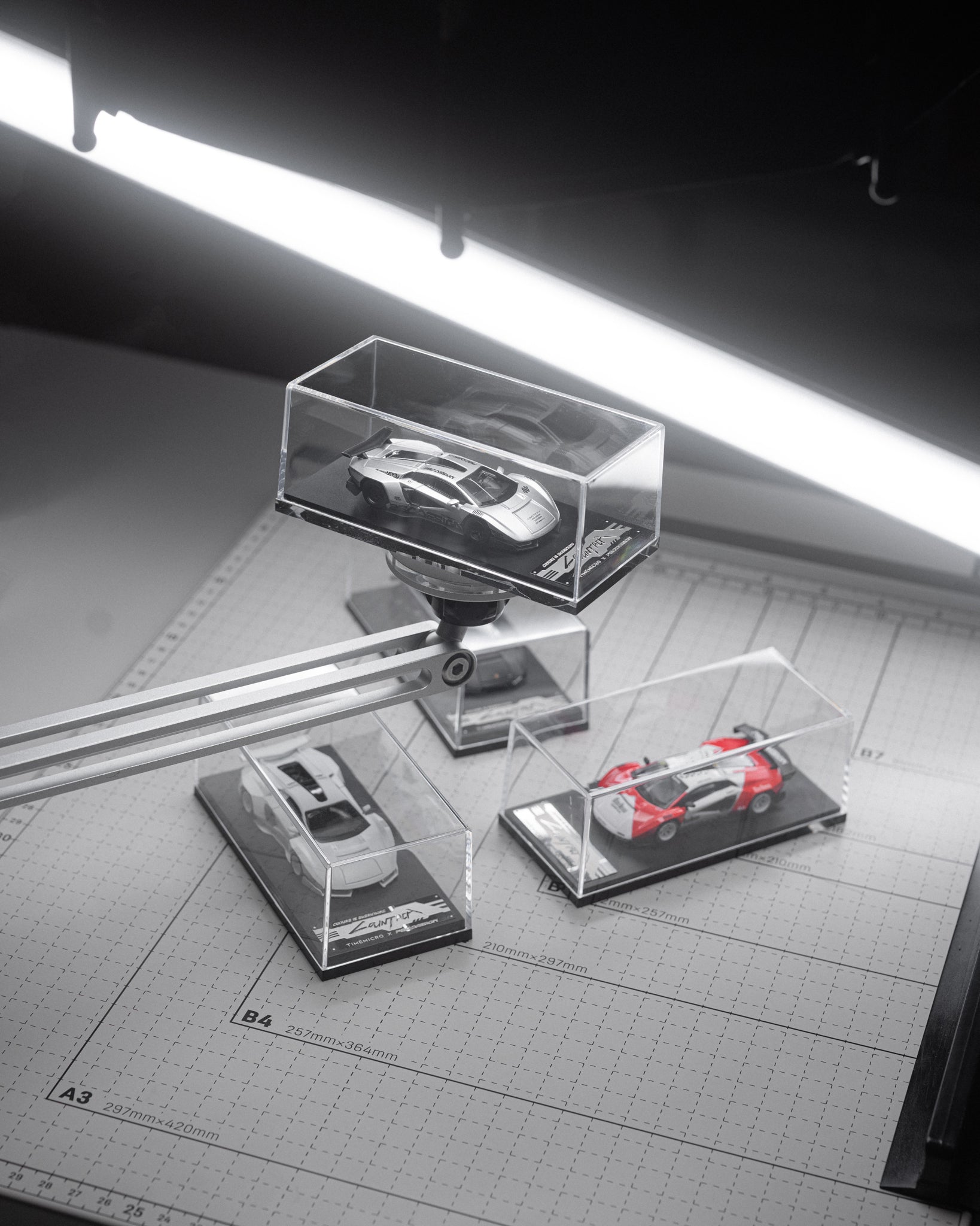 TIME MICRO X PSC DESIGN 1:64 Cyberpunk Countach Singapore Limited Edition