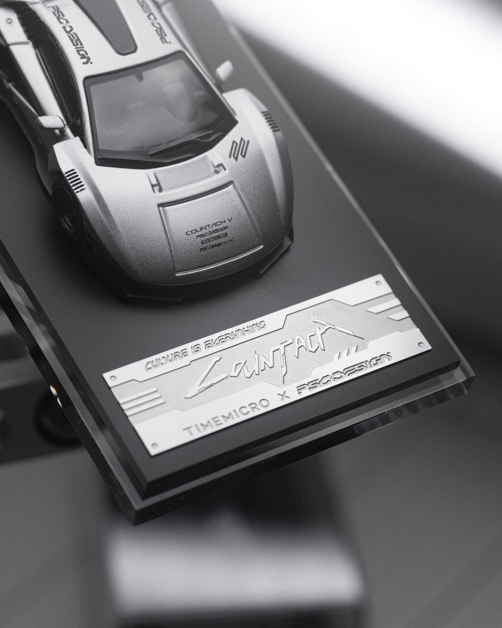 TIME MICRO X PSC DESIGN 1:64 Cyberpunk Countach Singapore Limited Edition