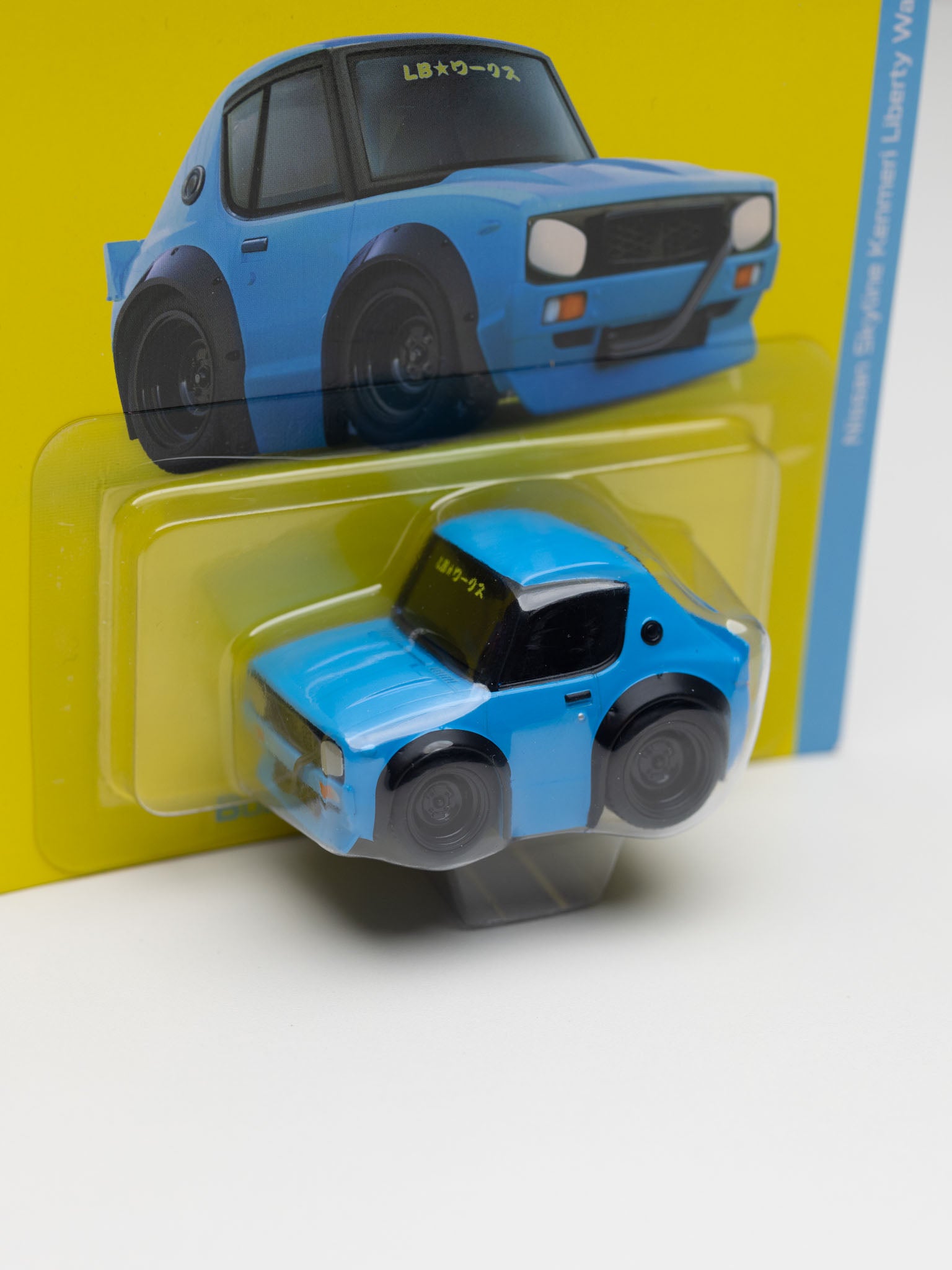 QubeCarz 1/64 - 001 Nissan Skyline Kenmeri Liberty Walk Baby Blue