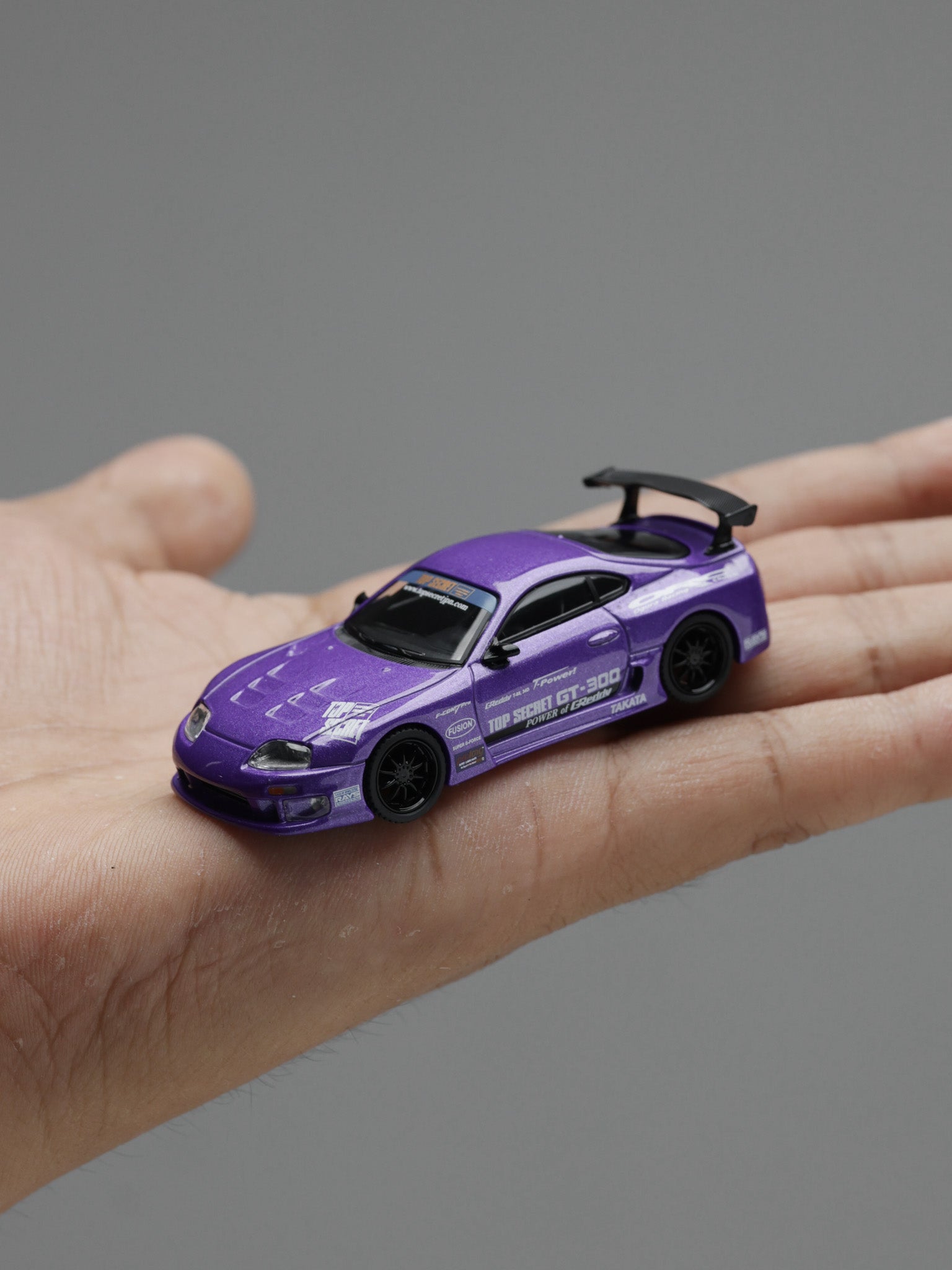 MINIGT 1/64 - Toyota Supra (A80) Top Secret GT-300 Top Secret Purple
