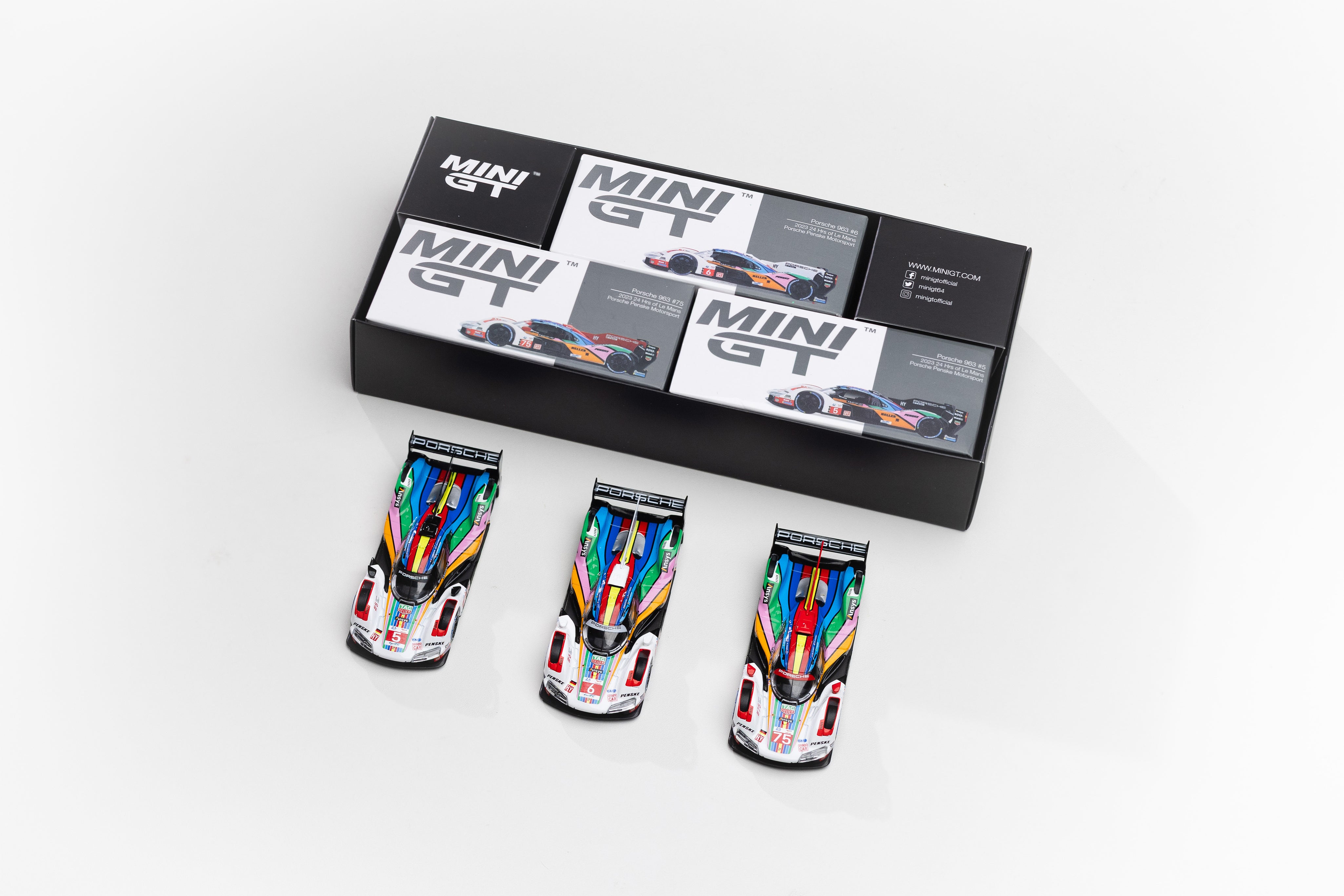 MINI GT : 1/64 Porsche 963 Porsche Penske Motorsport  2023 24 Hrs