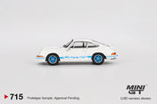 Porsche 911 Carrera RS 2.7 Grand Prix White with Blue Livery