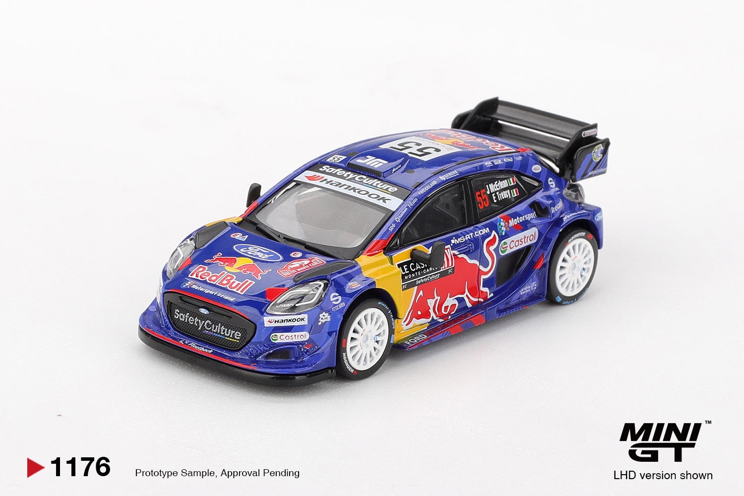MINIGT - 1/64 Ford Puma Rally1 #55 M-Sport Ford WRT 2025 Rally Monte-Carlo