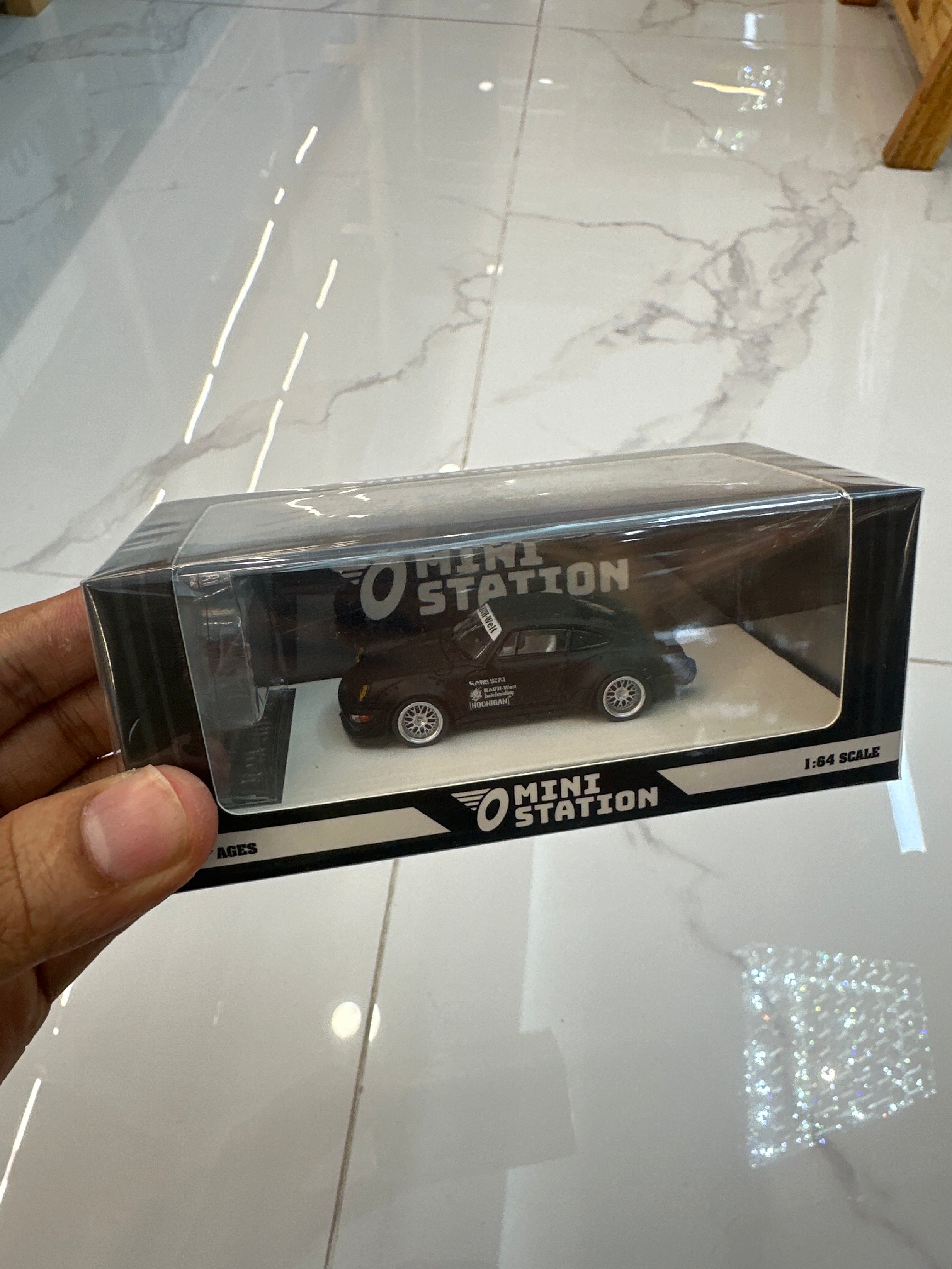 Mini Station 1/64 RWB Samurai Matte Black