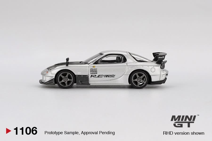 MINIGT 1/64 - Mazda RX-7 RE-Amemiya Silver Metallic