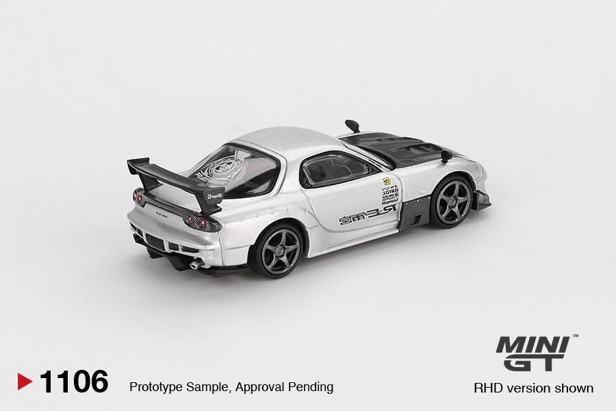 MINIGT 1/64 - Mazda RX-7 RE-Amemiya Silver Metallic