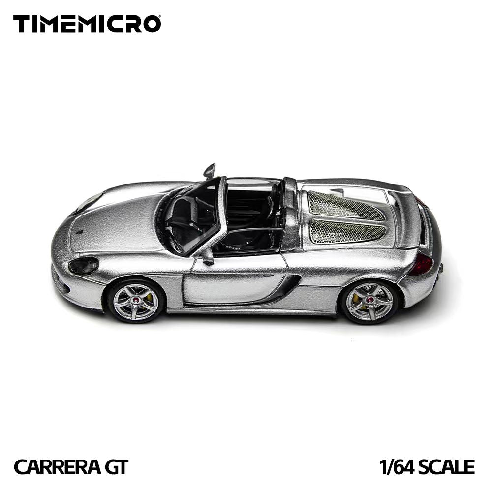 TimeMicro Carrera GT Silver Die-Cast Car Model