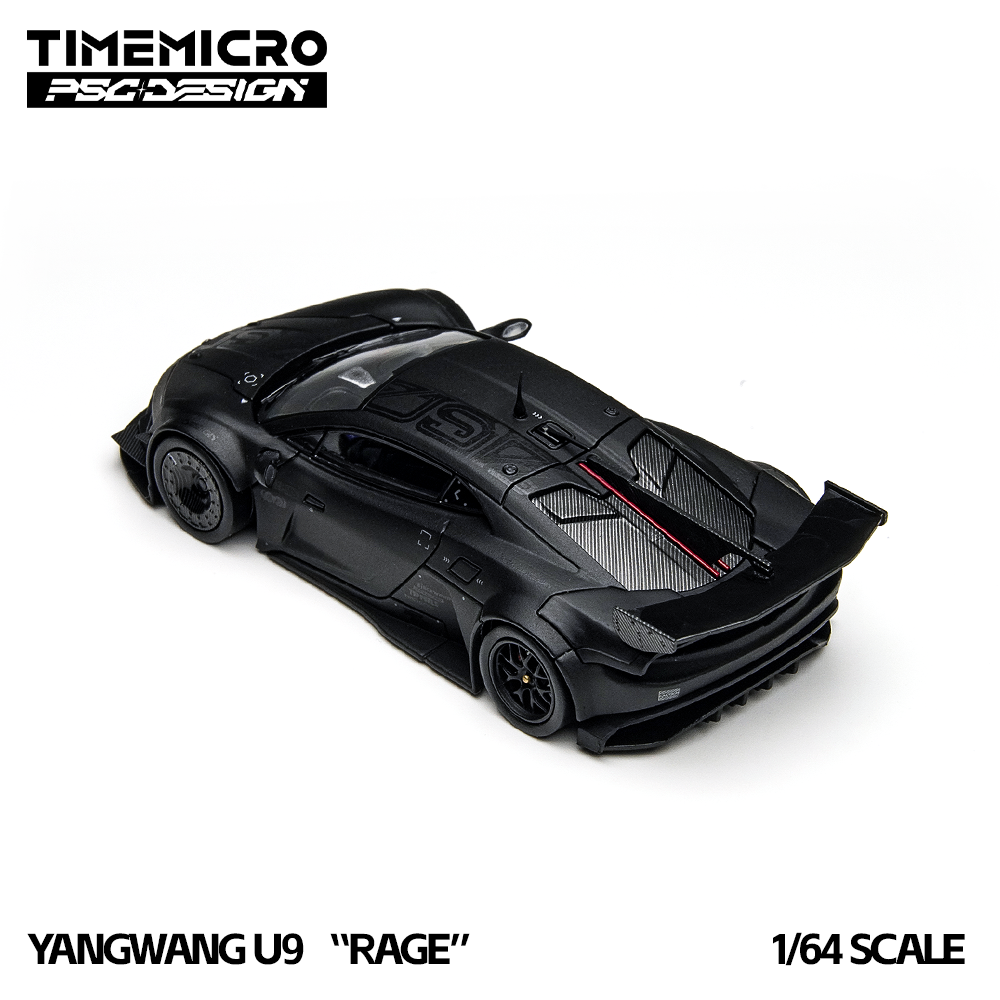 TimeMicro × PSC DESIGN 1:64 Scale U9 “RAGE” Black