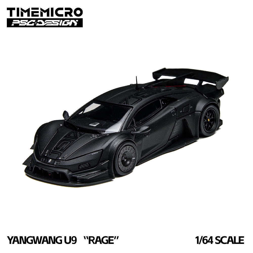 TimeMicro × PSC DESIGN 1:64 Scale U9 “RAGE” Black