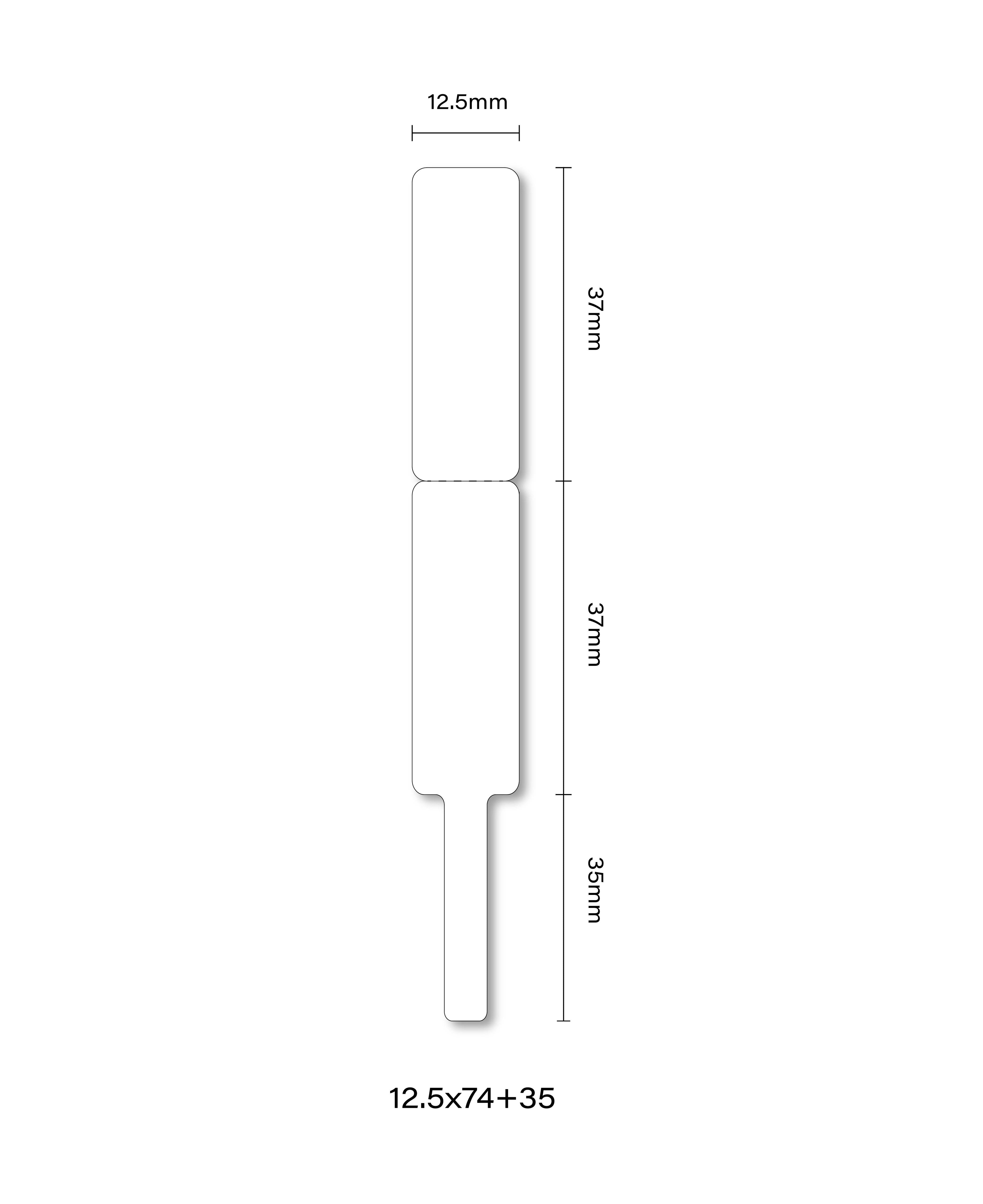T12.5*74mm+35-60WHITE Cable For D series