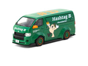 Tarmacwork 1/64 Toyota Hiace Widebody Hashtag B Special Edition