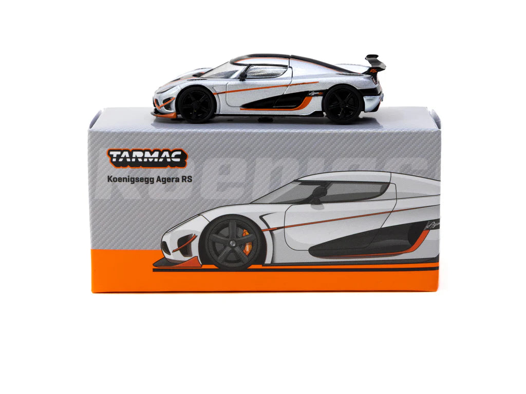 TW 1:64 Koenigsegg Agera Rs MoonSilver/Black T64G-TL005-MS