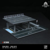 MoreArt1:64 Steel Frame Structure Platform Parking Scene Simulation Model