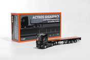 1:64 Mercedes-Benz Actros 6x2 &amp; Scalable Trailer
