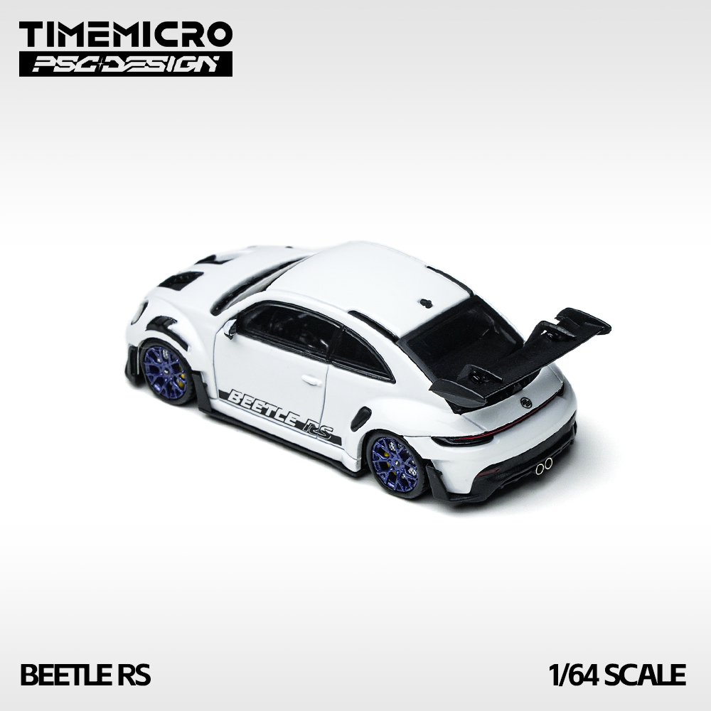 TimeMicro × PSC DESIGN 1: 64 Beetle RS White Beetle RS White Simulation Alloy Car Model