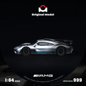 Original model: 1/64 AMG One-Starlight Silver Alloy Car Model