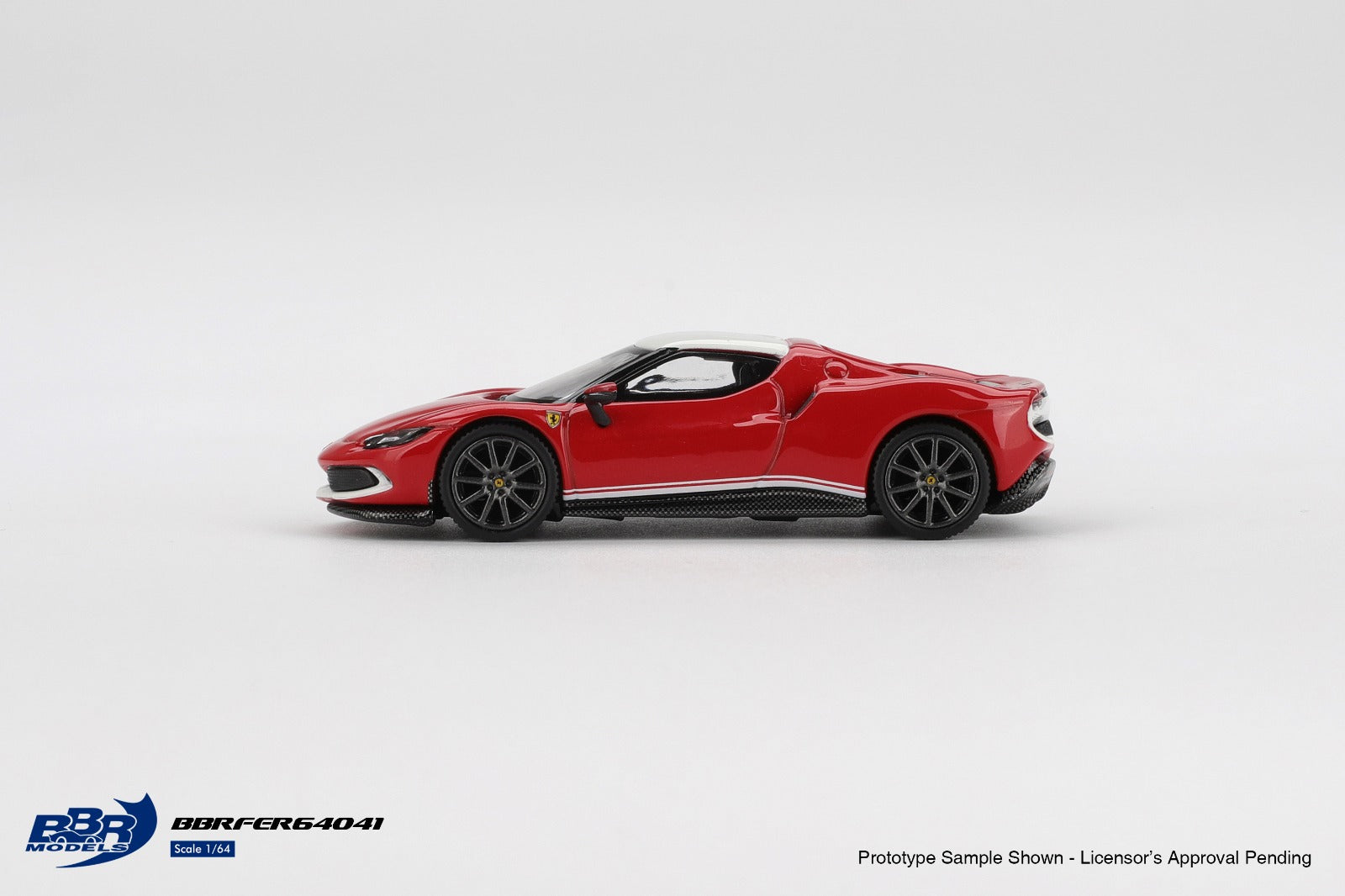 BBR 1/64 Ferrari 296 GTB Asseto Fiorano F2004 Tribute livery