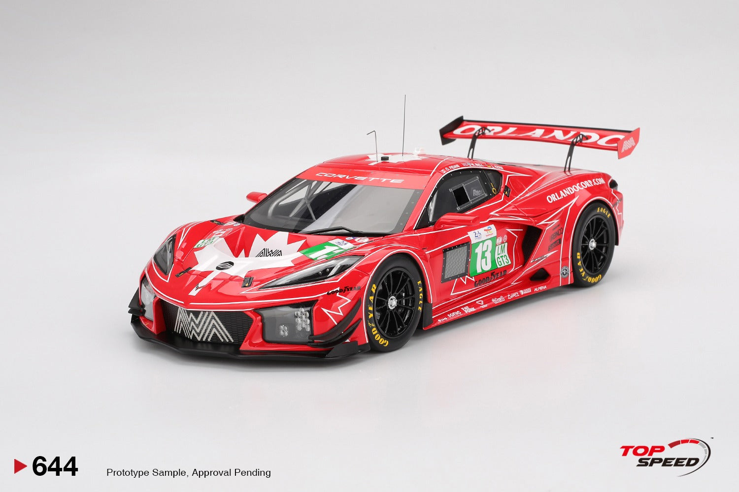 TOP SPEED - Chevrolet Corvette Z06 GT3.R #13 AWA RACING 2025 Le Mans 24 Hrs