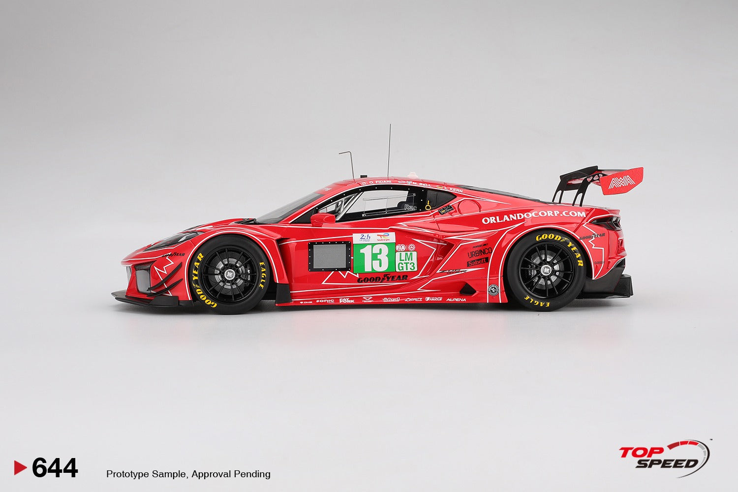 TOP SPEED - Chevrolet Corvette Z06 GT3.R #13 AWA RACING 2025 Le Mans 24 Hrs