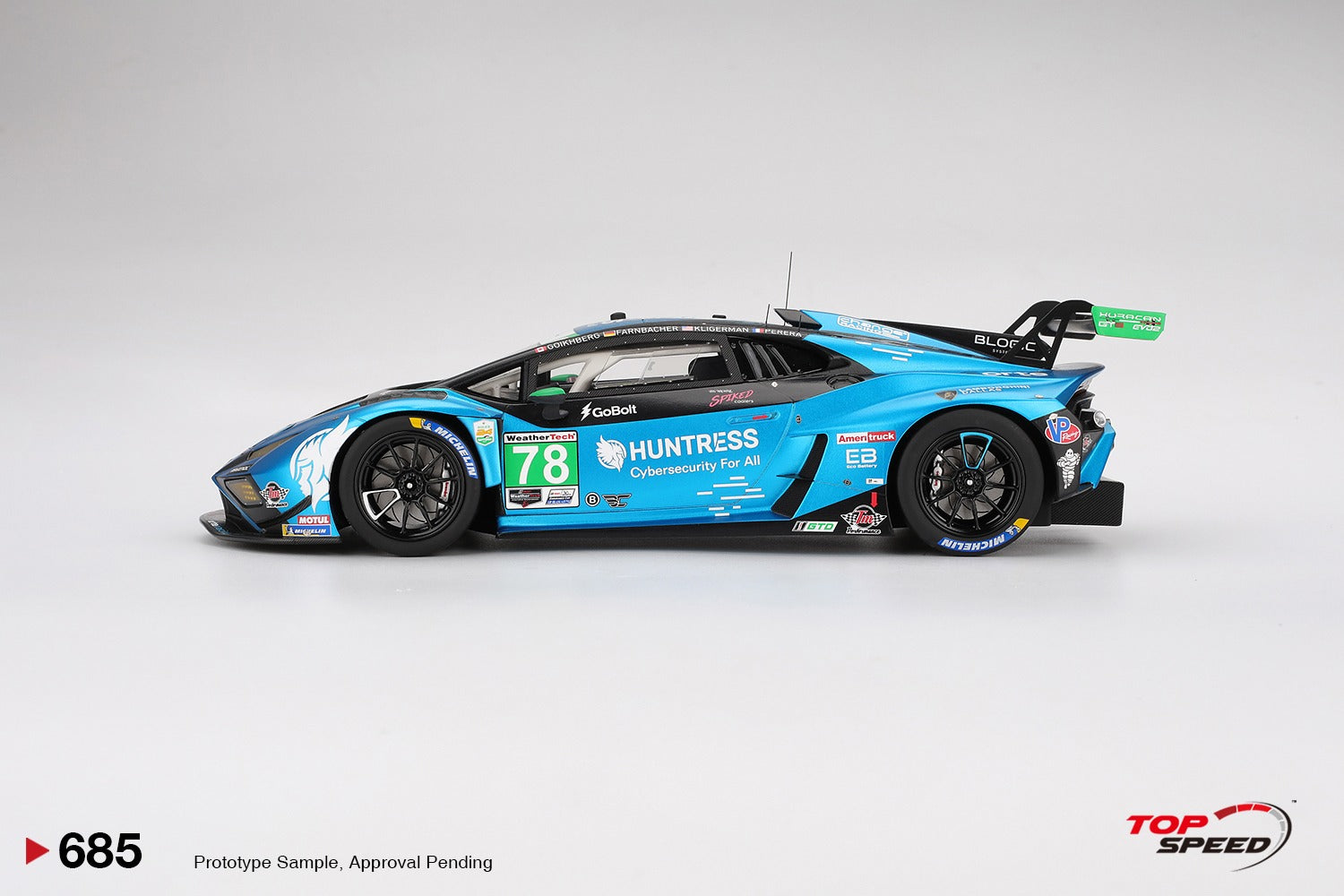 TOP SPEED - Lamborghini Huracán GT3 EVO2 #78 Forte Racing 2025 IMSA Daytona 24 Hrs