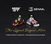 MINIGT 1/64 Senna Kart #2 Ayrton Senna da Silva 1993 Masters of Paris-Bercy