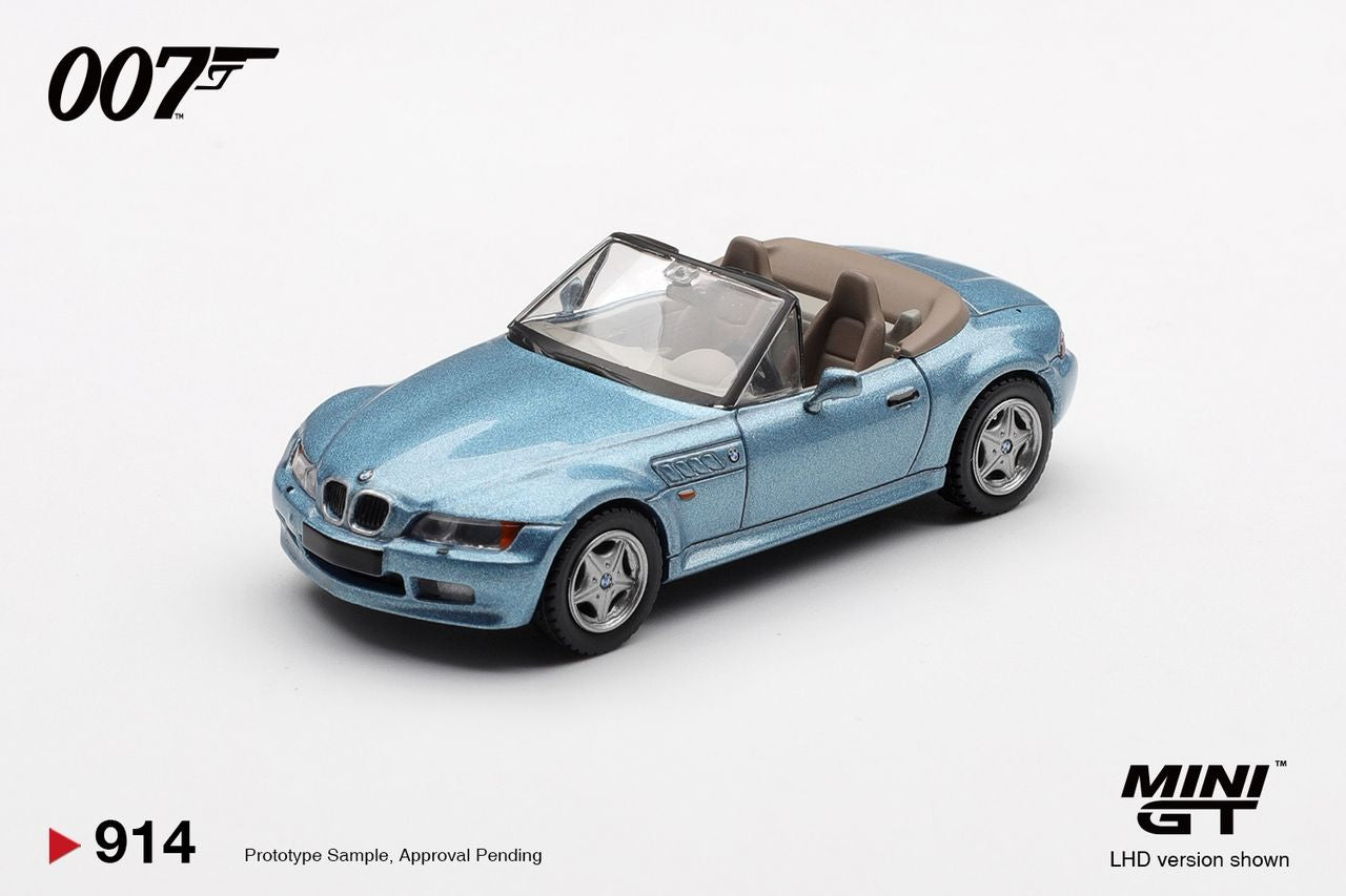 MINIGT 1/64 BMW Z3 "GoldenEye" / English Blister Packaging (NO CHASE CAR)