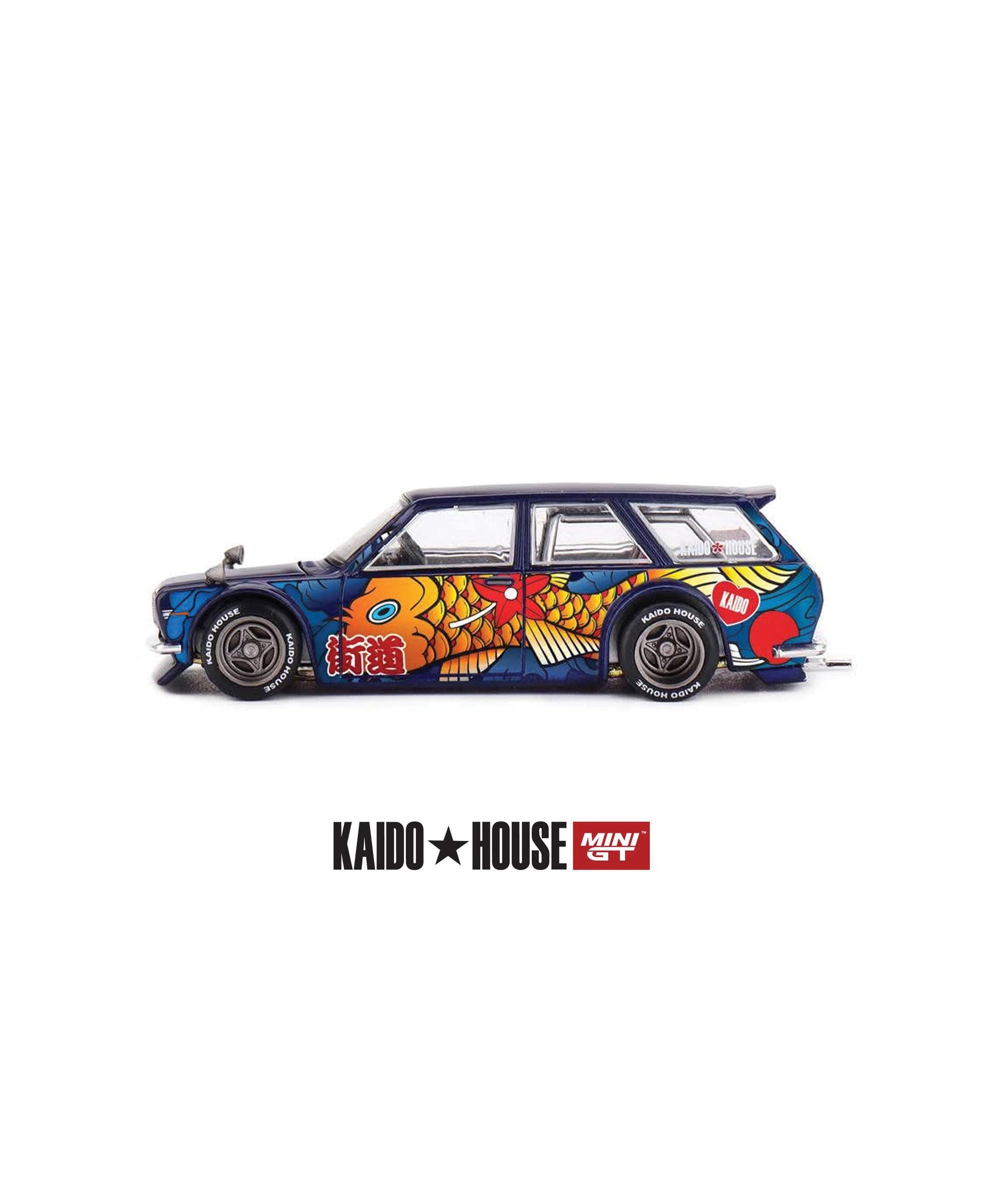 KaidoHouse x Mini GT Datsun KAIDO 510 Wagon  Koi Wagon V1