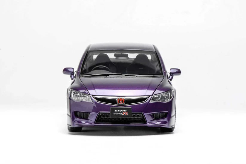1/18 HONDA CIVIC TYPE R (FD2) 2007 LATE VERSION PREMIUM DEEP VIOLET PEARL – MOTORHELIX - PRE ORDER
